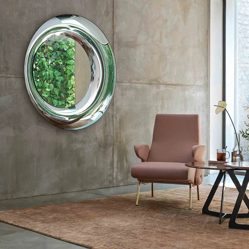 Round Mirror ROSY by Doriana e Massimiliano Fuksas for FIAM