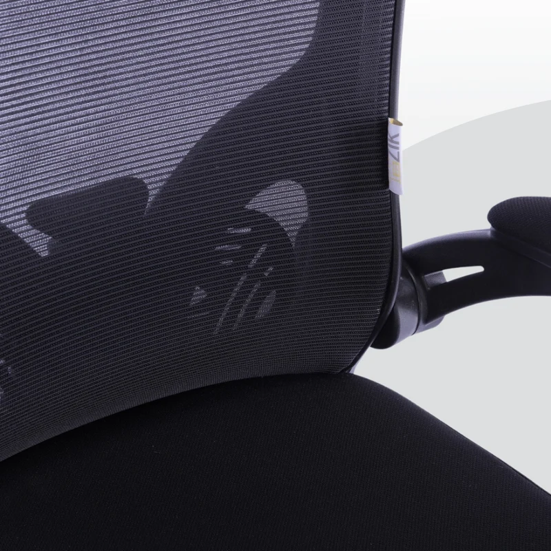Sedia da Ufficio Ergonomica Nera Braccioli Reclinabili Supporto Lombare Poggiatesta
