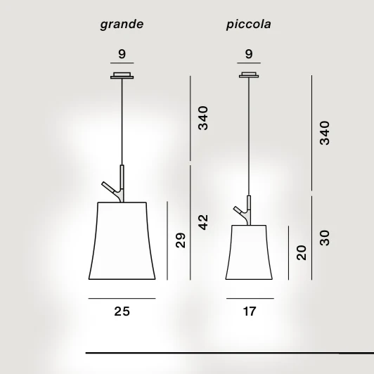 Lampada a sospensione Birdie - Foscarini