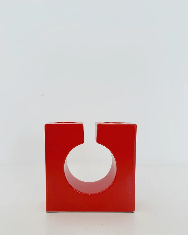Orange vase