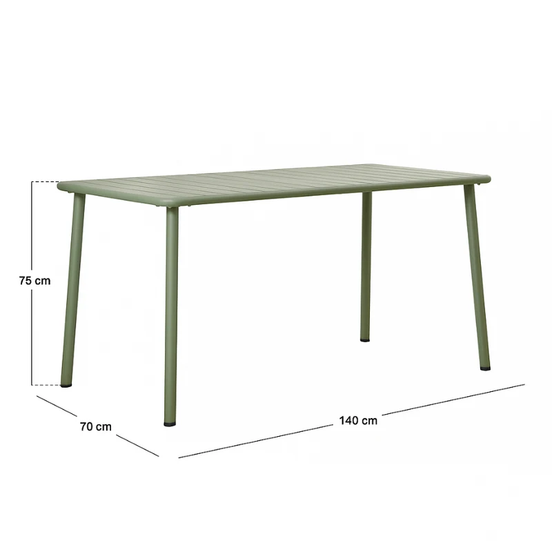 Mesa de exterior Zian 140x70