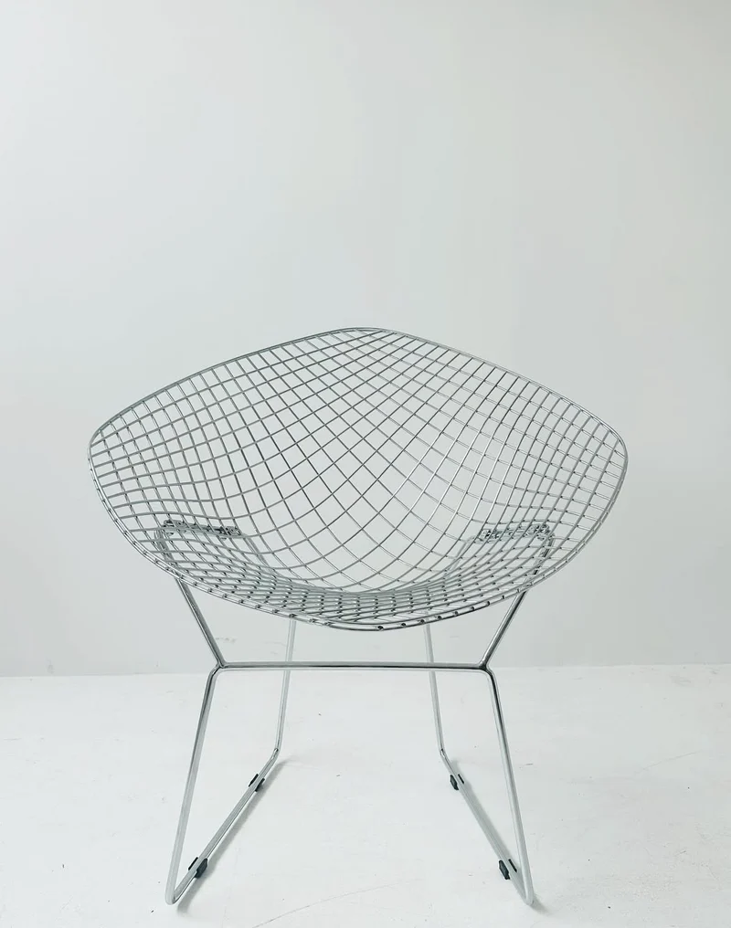 Poltroncina in metallo cromato