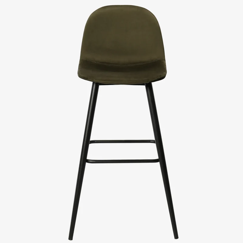 Pack 4 Taburetes de bar terciopelo H75cms Bravus