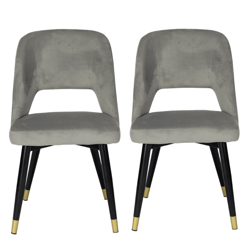 Pack 2 Sillas de comedor Zaima Terciopelo