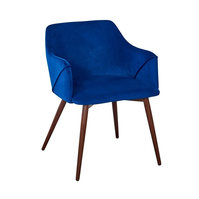 Sillón Comedor Jara Nogal Terciopelo
