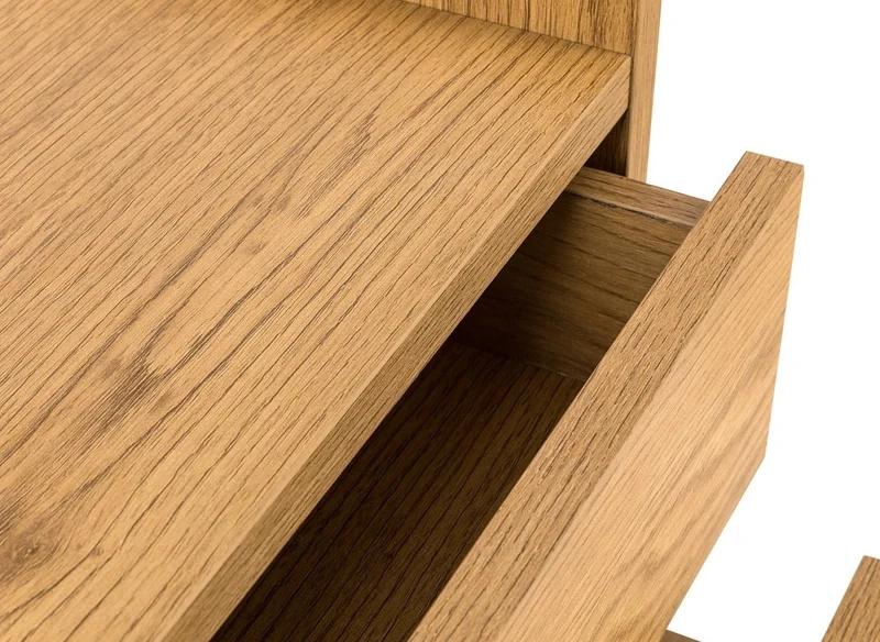 Cassettiera SACHA a 5 cassetti in legno color rovere