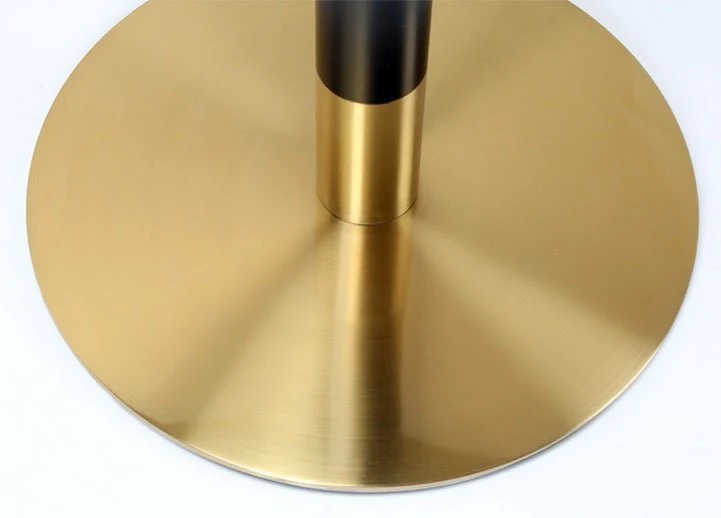 Base de mesa Inox-Titaneo oro negro 60 cm