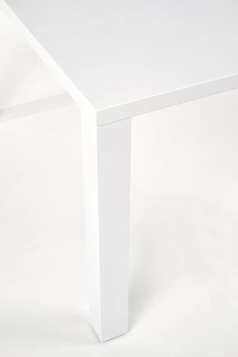 Tavolo allungabile in legno MDF laccato bianco Ronald 140x80 cm - allungabile fino a 180 cm