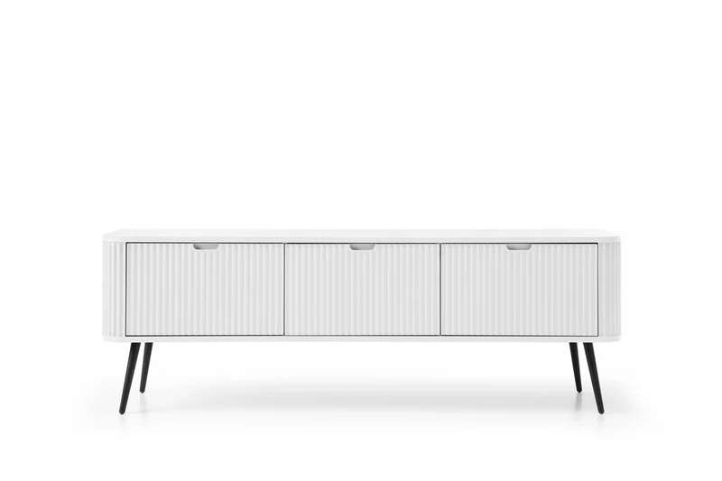 Mobile TV 3 ante con gambe in metallo Calisio 168x56 cm