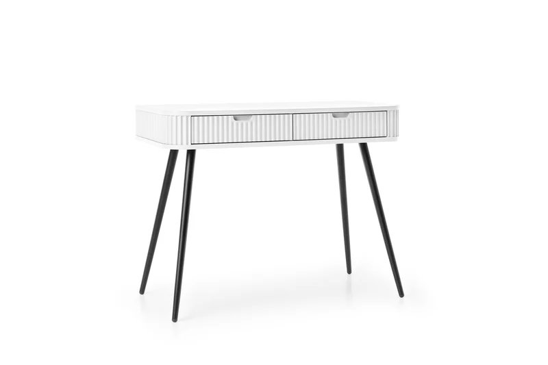 Consolle 2 cassetti con gambe in matello Calisio 103x80 cm