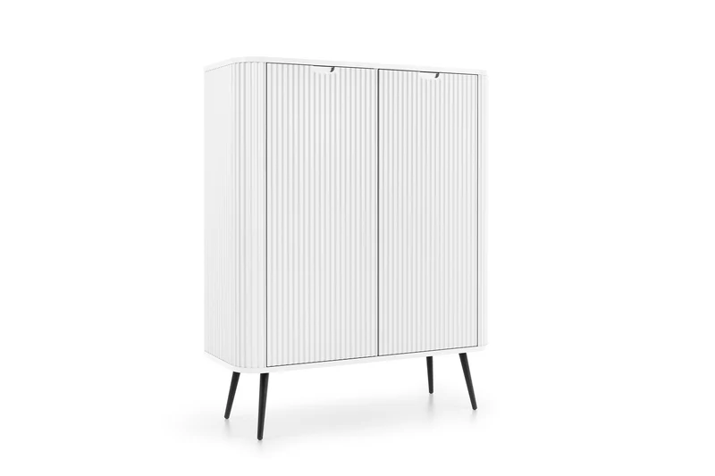 Credenza 2 ante con piede in metallo Calisio 129x103 cm