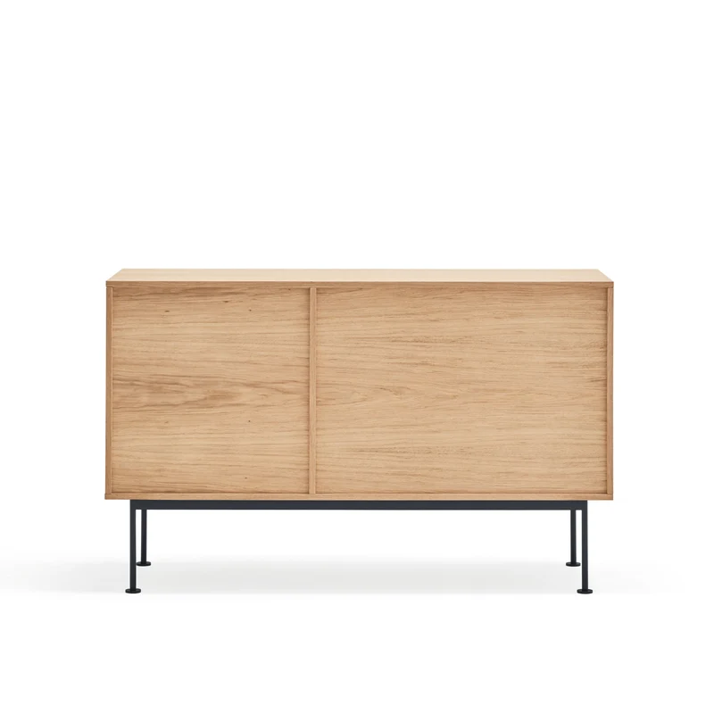 Madia 3 cassetti 1 anta quercia grigio antracite Yoko di Teulat 128x81 cm