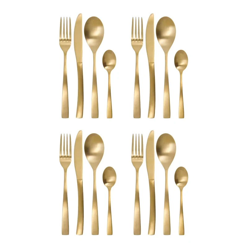 Bestekset Golden - 16 delig
