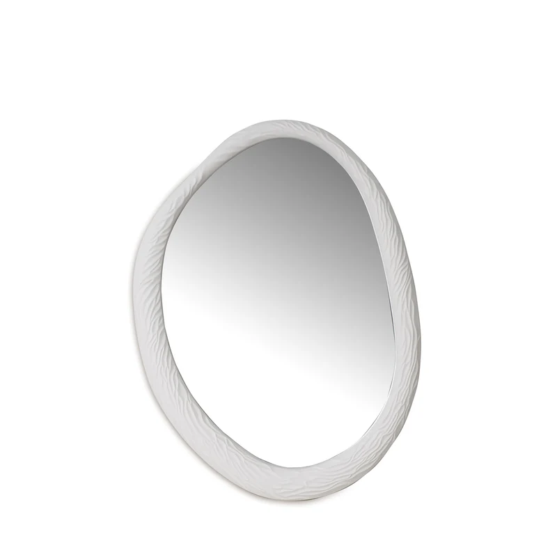 Specchio limerik bianco antico