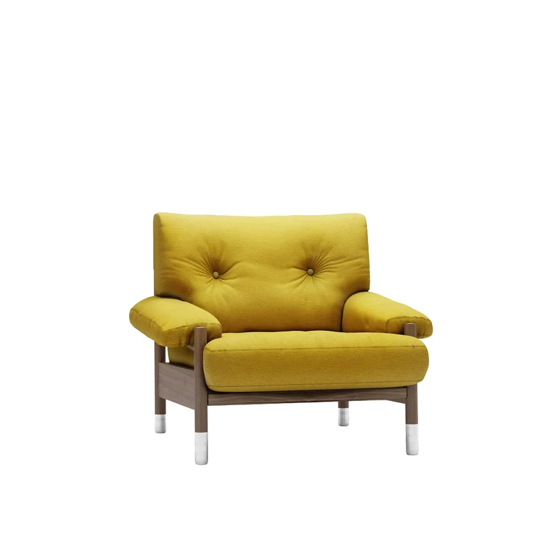 Fabric Armchair SELLA by Carlo de Carli for Tacchini