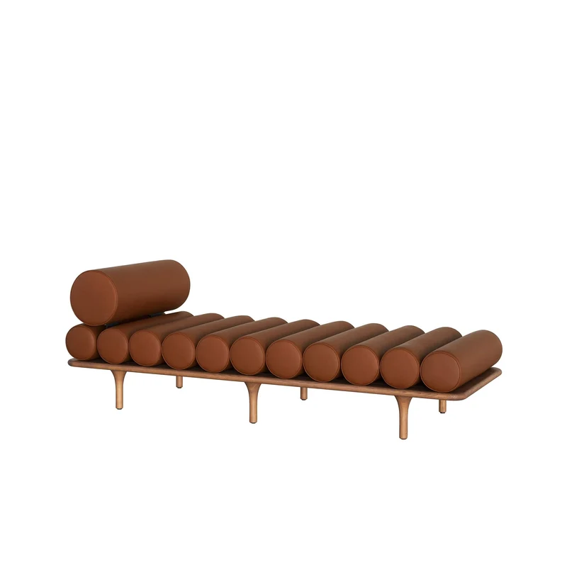Chaise Lounge FIVE TO NINE with Headrest by Studio Pepe for Tacchini