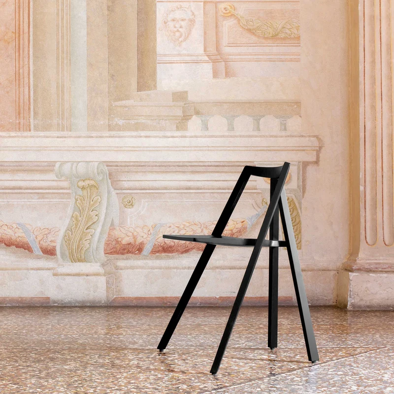 Wood Chair KADREGA by Huub Ubbens for BBB Italia