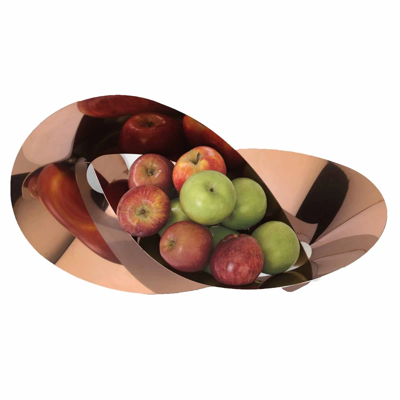 Fruit Bowl Centrepiece FLAT KNOT Bronze by Ronen Kadushin for Cyrcus Design