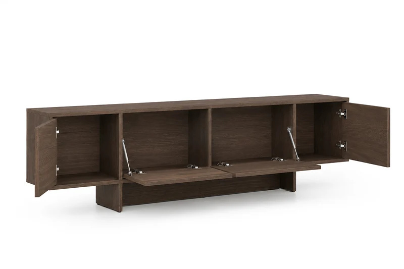 Mobile TV 4 ante in legno laminato Enha 180 x 39 cm