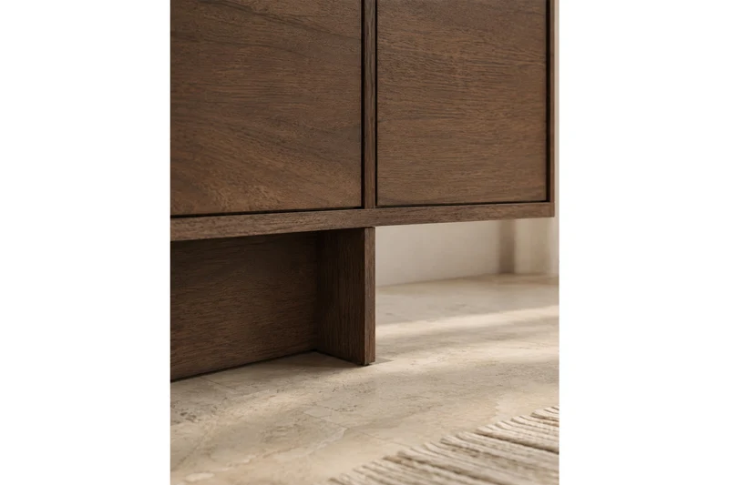 Mobile TV 4 ante in legno laminato Enha 180 x 39 cm