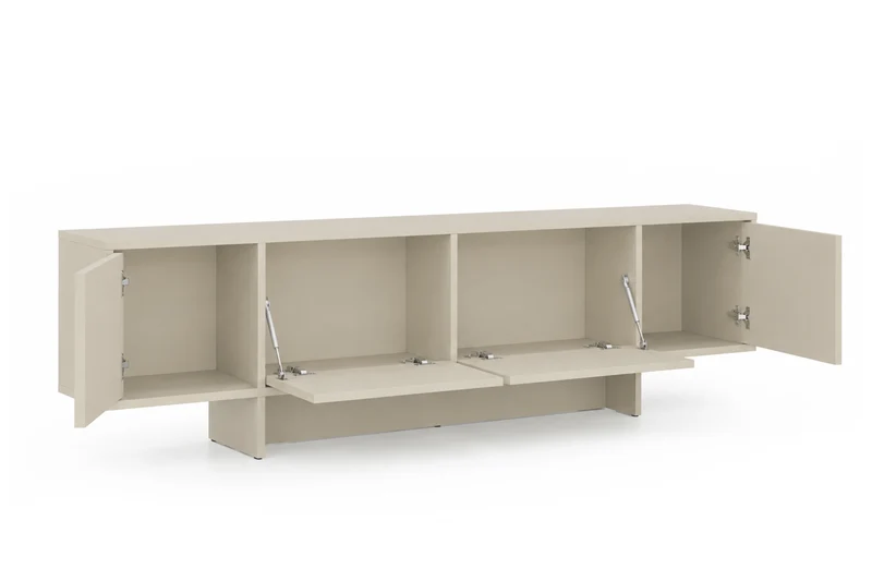 Mobile TV 4 ante in legno laminato Enha 180 x 39 cm