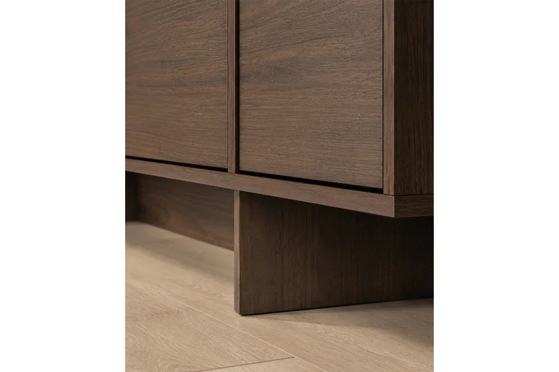 Madia 4 ante in legno laminato Enha 180 x 39 cm