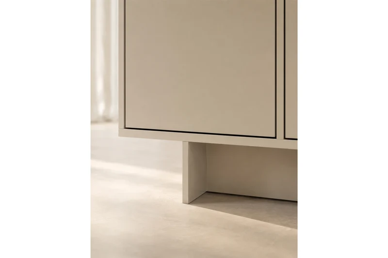 Madia 4 ante in legno laminato Enha 180 x 39 cm
