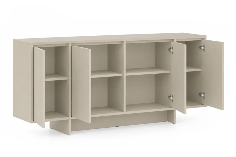 Madia 4 ante in legno laminato Enha 180 x 39 cm