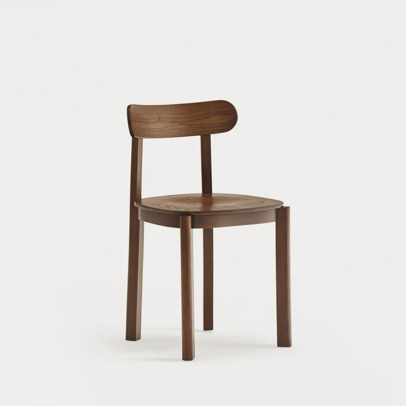Set 2 sedie legno noce Nara