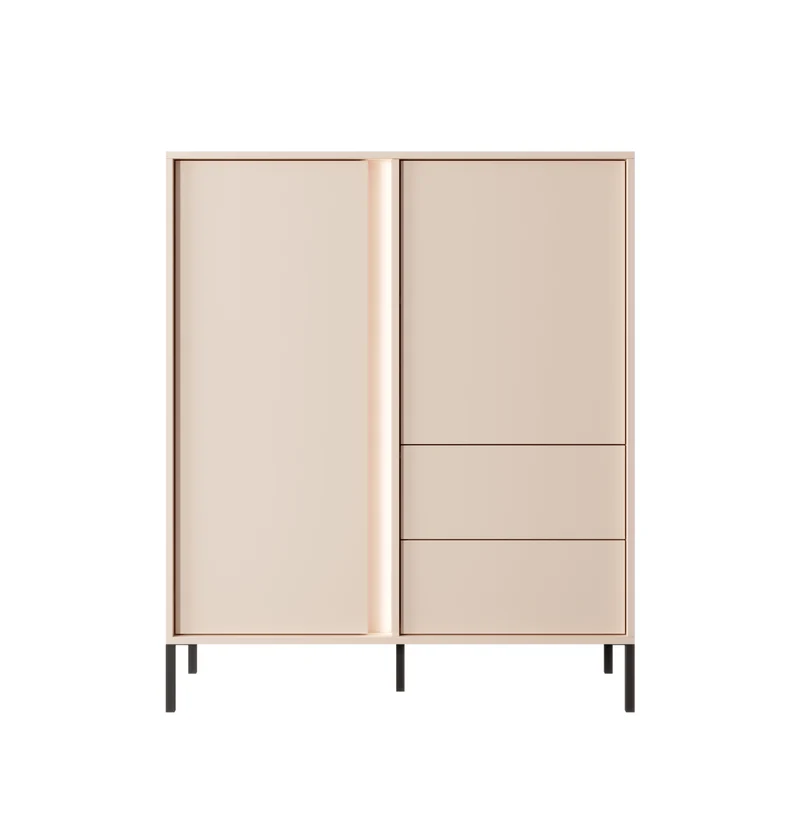 Credenza con 2 ante e 2 cassetti Eos 103x123 cm
