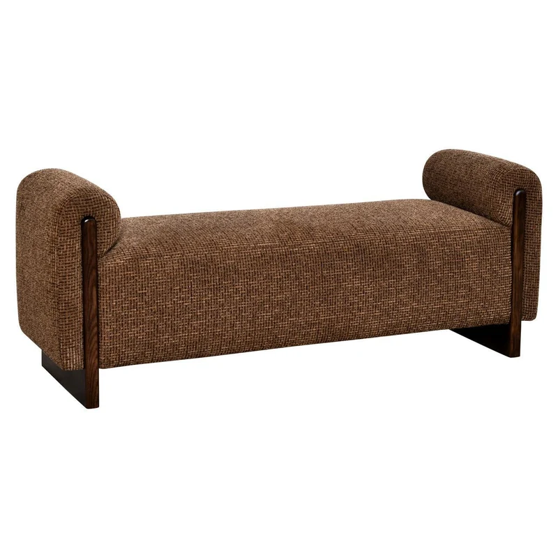 Richmond Interiors Bank Winslov brown blockweave fire retardant