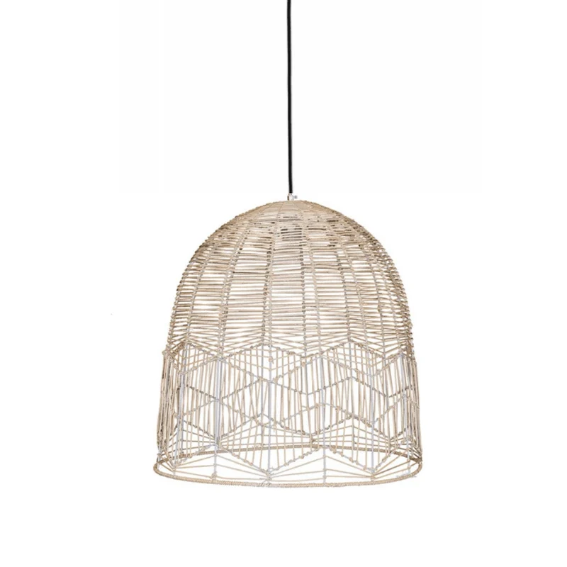 Lámpara de techo mimbre natural Yaman 45