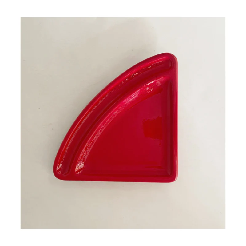 Piatto rosso il picchio