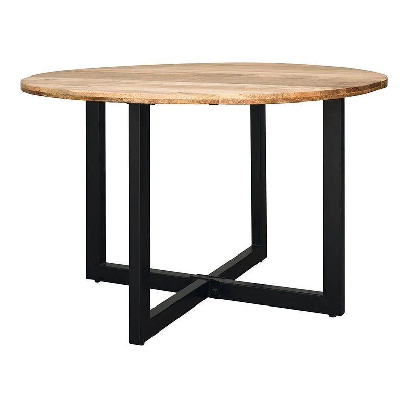 Mesa de comedor 120Ø madera mango Klara