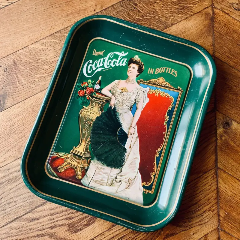 Vassoio Coca Cola Vintage Anniversario 50 anni - Italia 1977