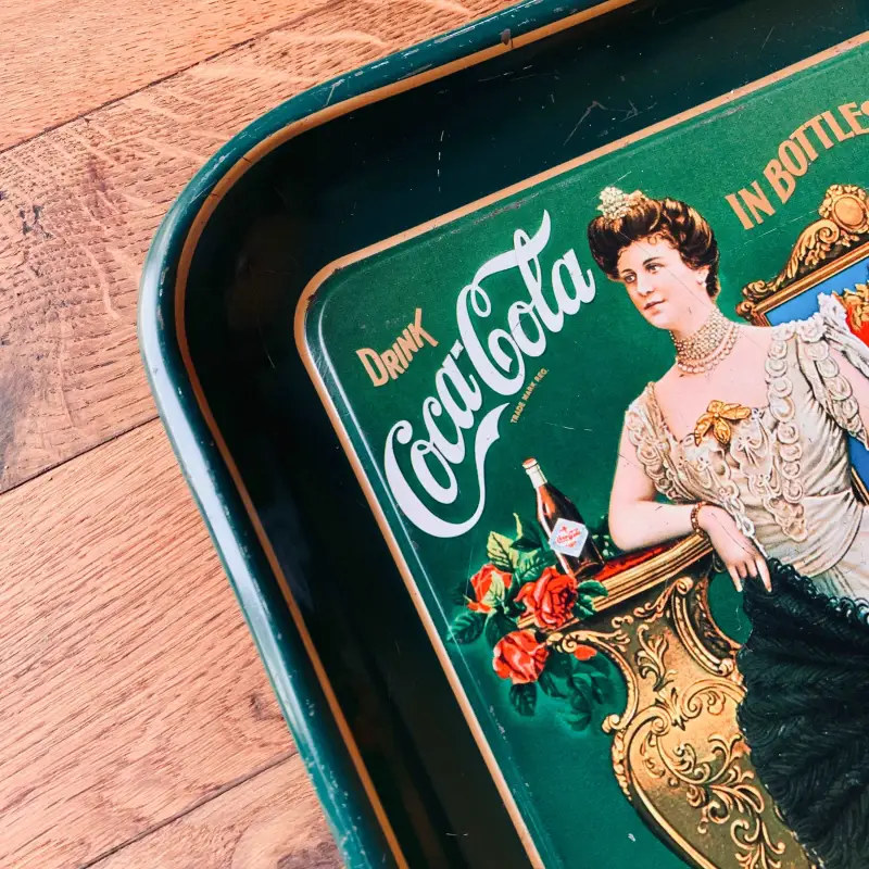 Vassoio Coca Cola Vintage Anniversario 50 anni - Italia 1977