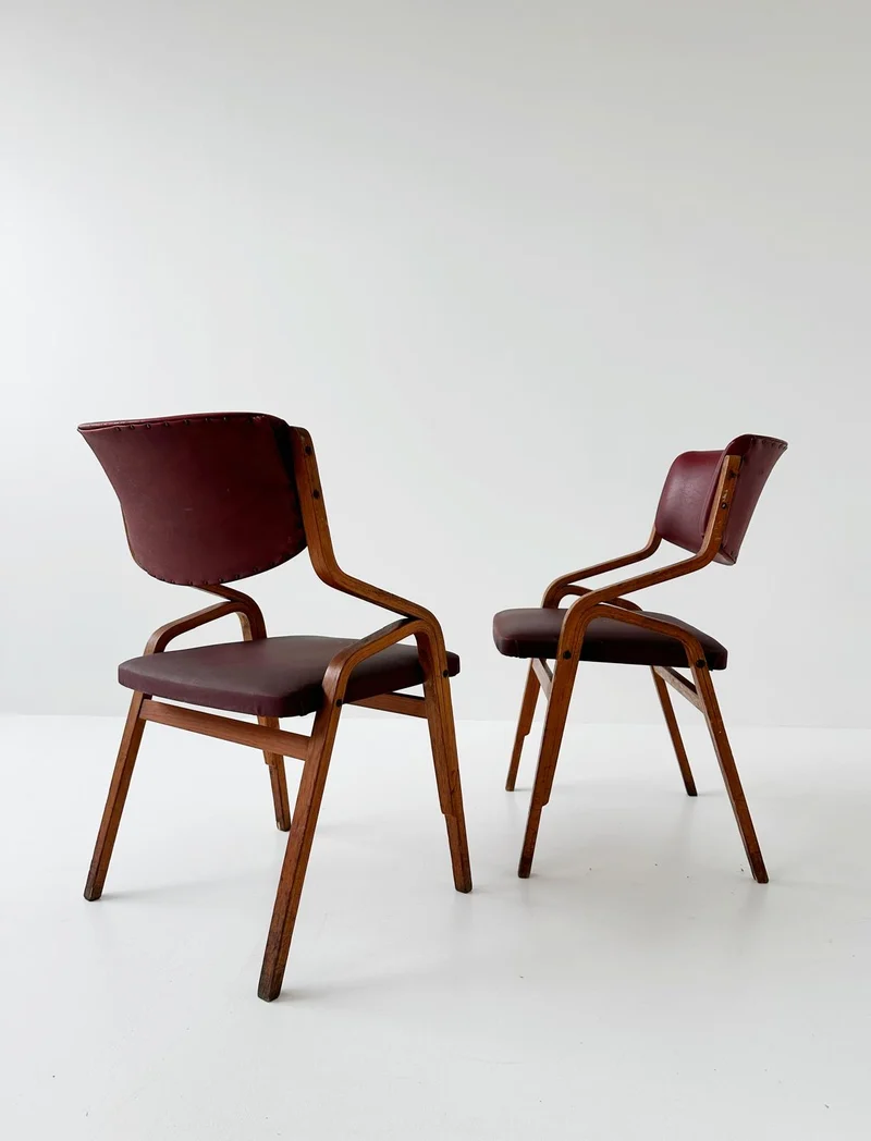 Coppia sedie sky e legno