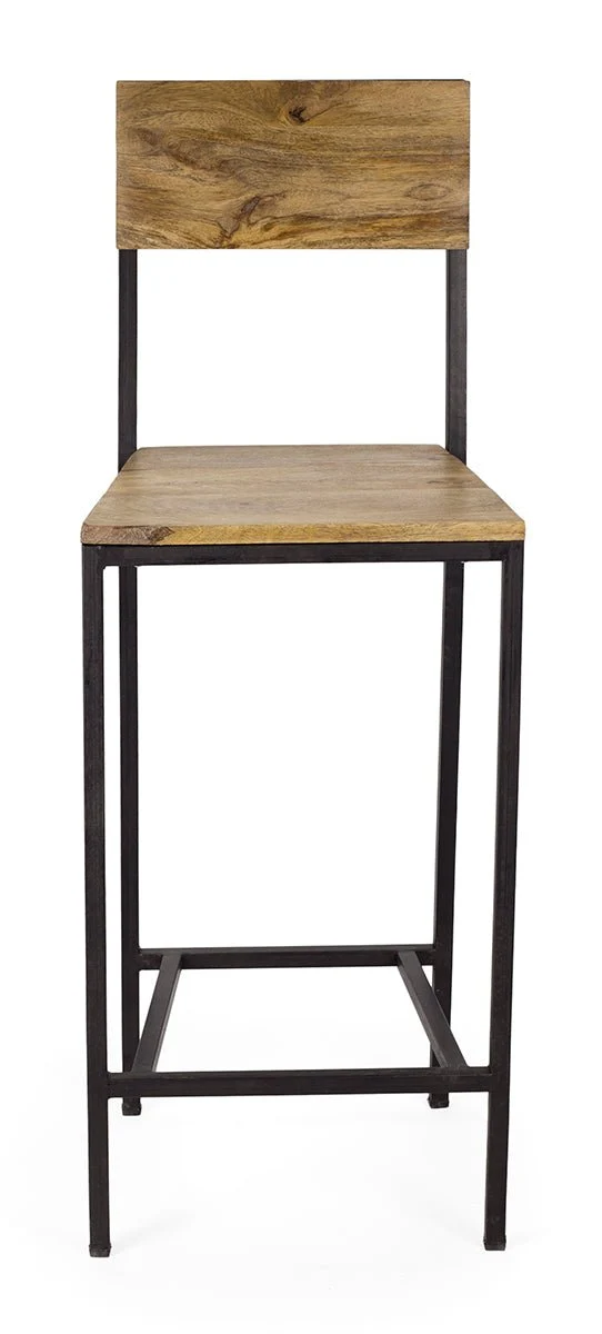 Taburete de Bar Vintage Lixton negro