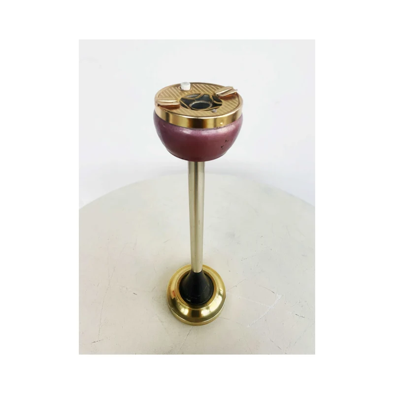 Posacenere rosa e oro