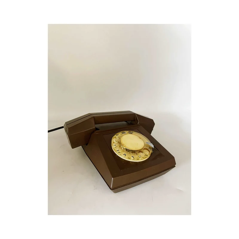 Telefono marrone