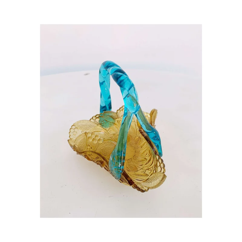 Centrotavola giallo e blu