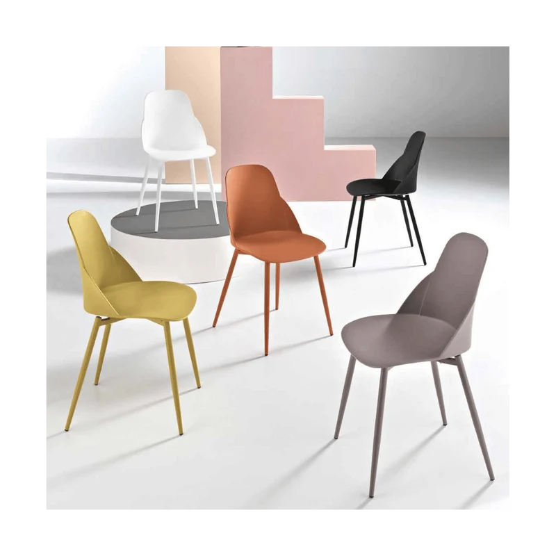 Sedia Mila in Polipropilene e Metallo - Design Moderno Ikone