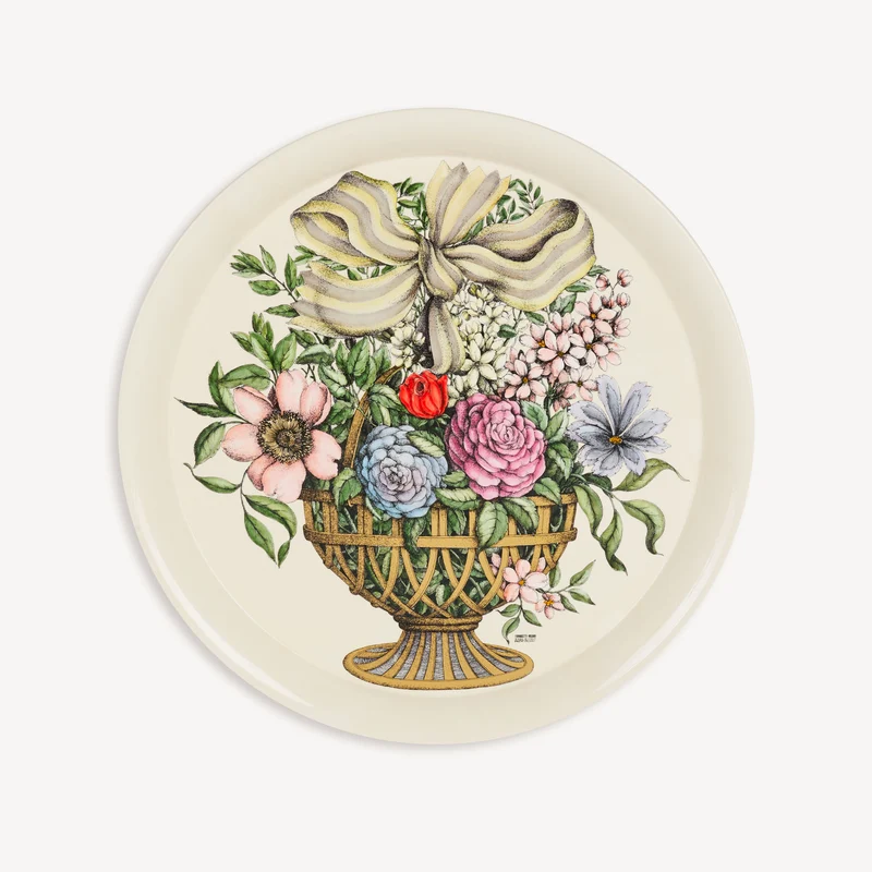 Round tray Cesto d'oro