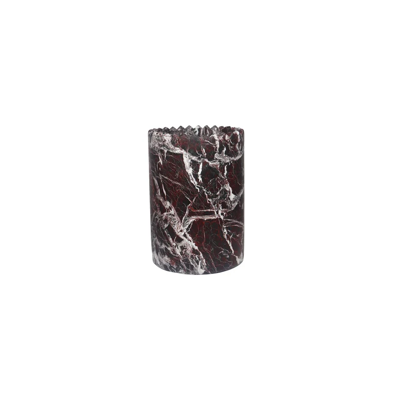 Triangoli Red Vase