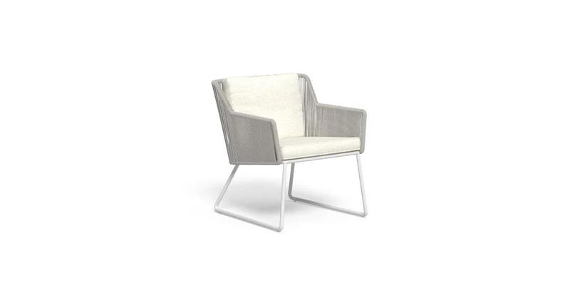 Poltrona Lounge in Corda Coral