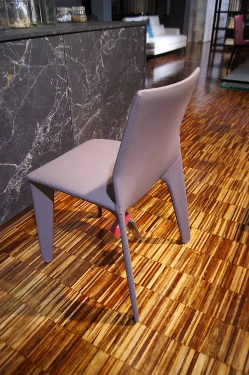 Gruppo 4 Sedie Heron By Bonaldo in ecopelle Prezzo Outlet Scontato
