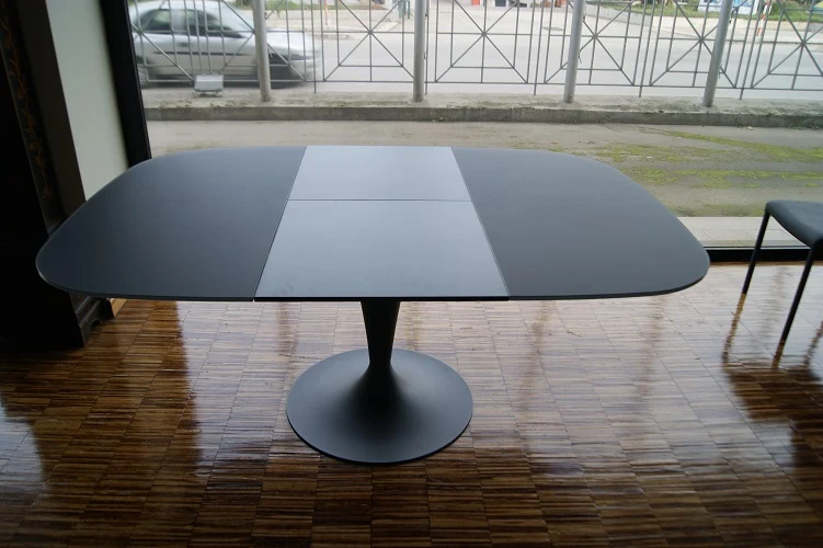 Tavolo quadrato allungabile "Bravo" By Ozzio in vetro temperato prezzo scontato outlet
