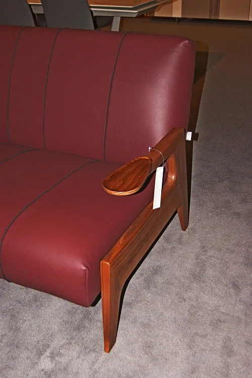 Divano moderno design "Italo" By Vibieffe in pelle martellata Scontato Outlet