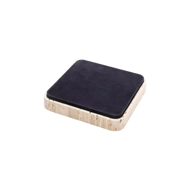 Giza Leather & Marble Square Box Large
