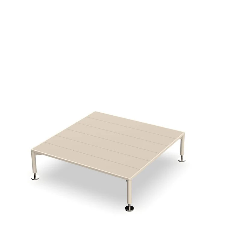 Mesa Baja 85x85x25 exterior - Hamptons